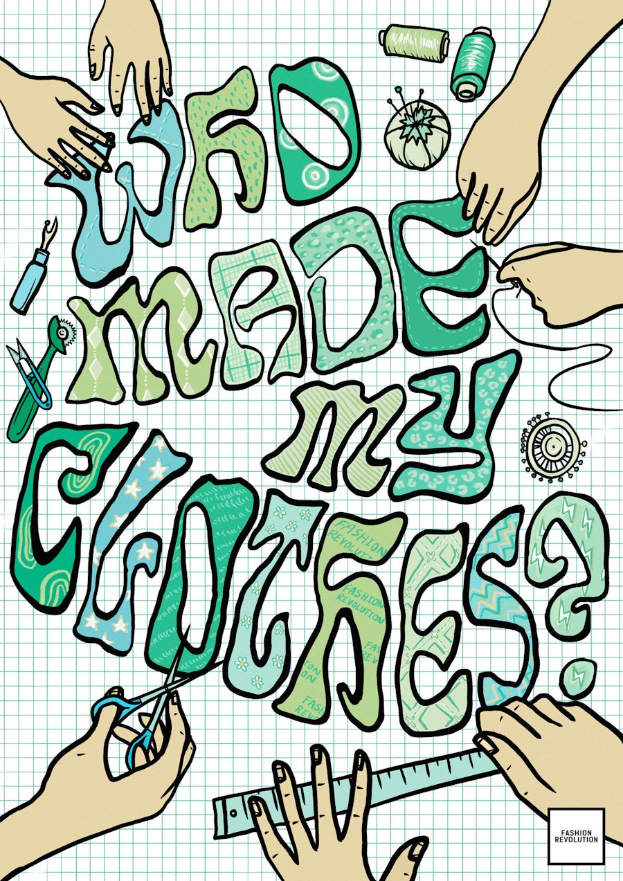 Fashion Revolution Window Poster Jada Bruney