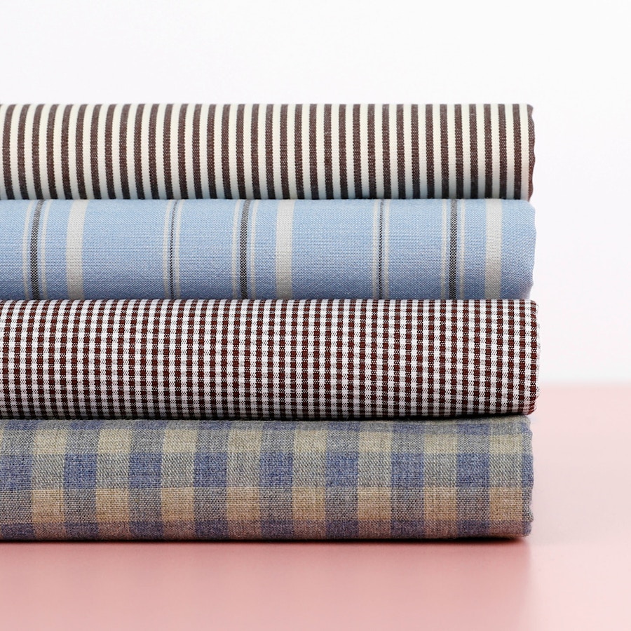 Cotton Stripes Checks Reccs Stack