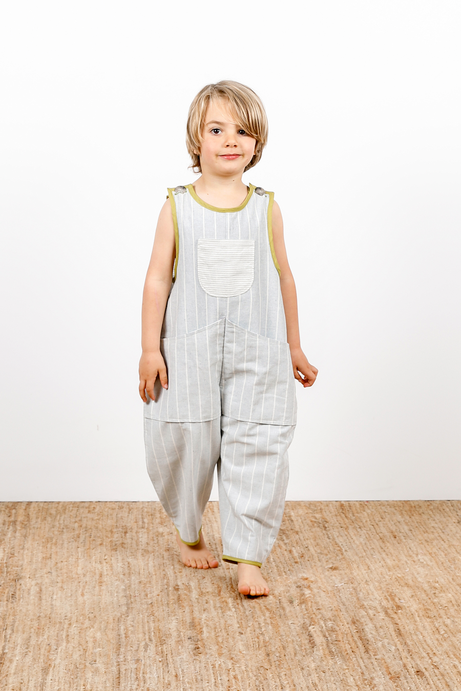 Paco Billie Overalls Smiling