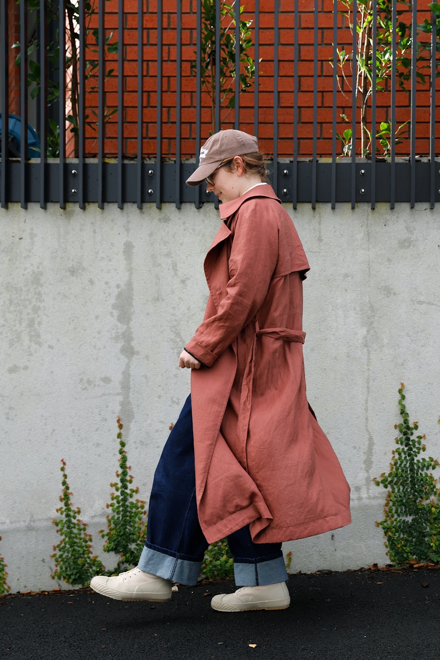 Steph Outside Side Walking