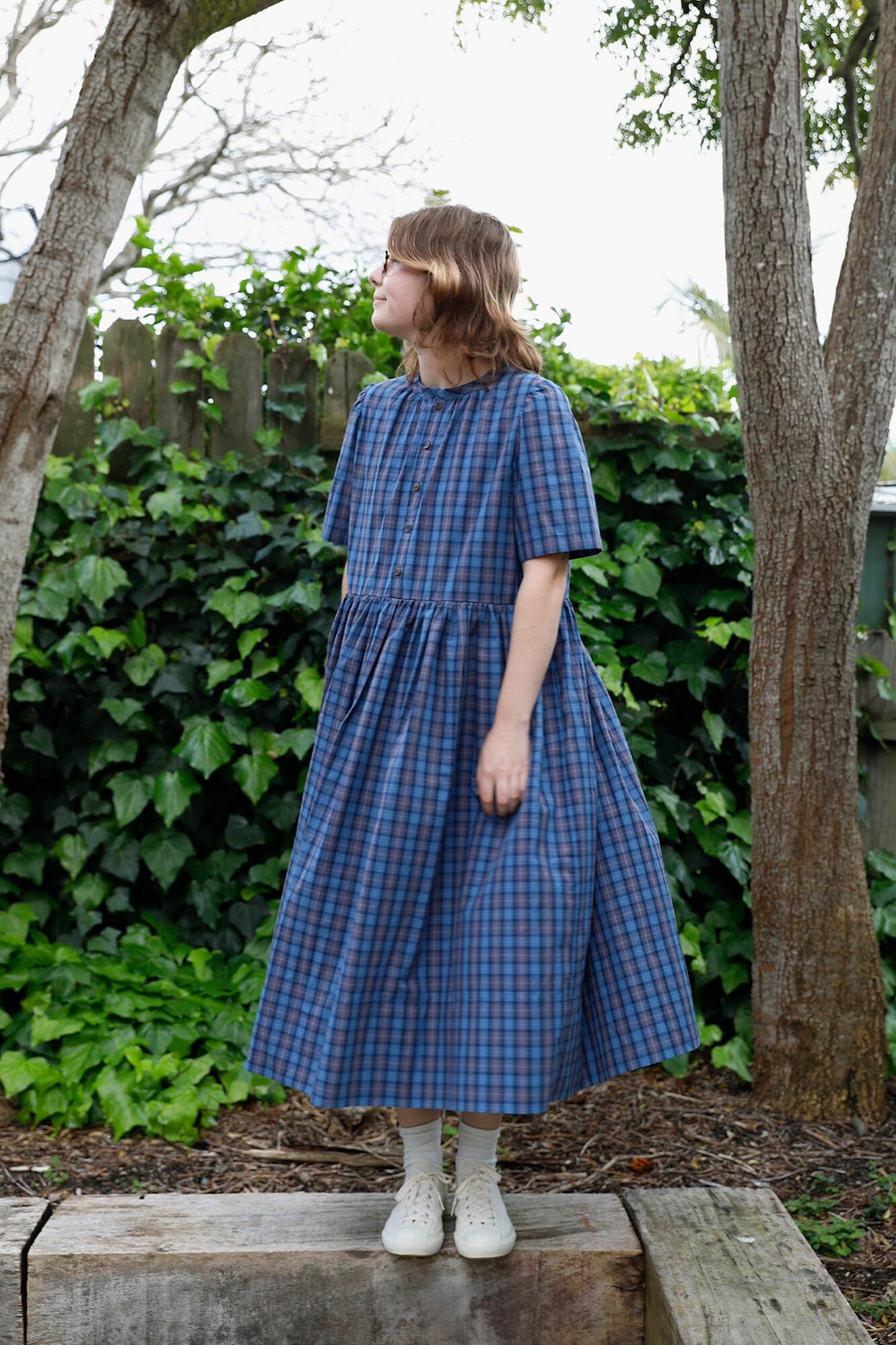 Steph Orchards Dress Outside Front Swish
