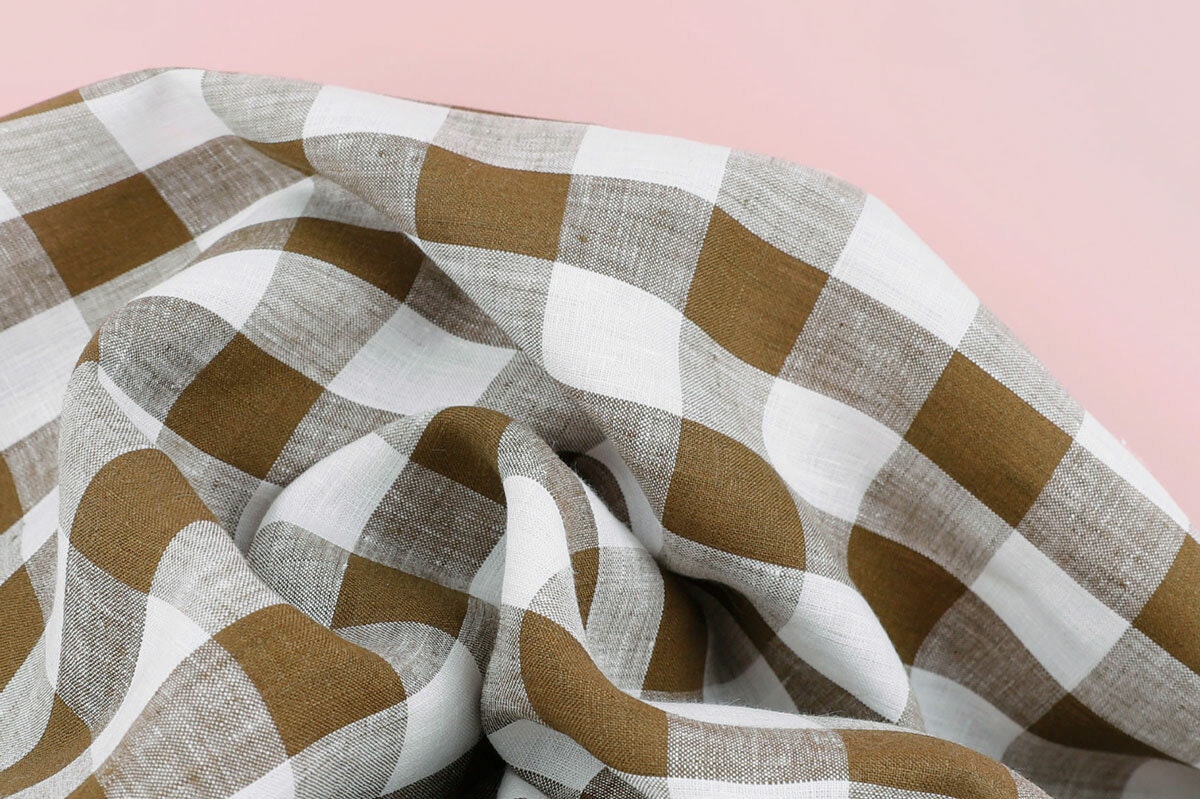 Bold Olive gingham hero