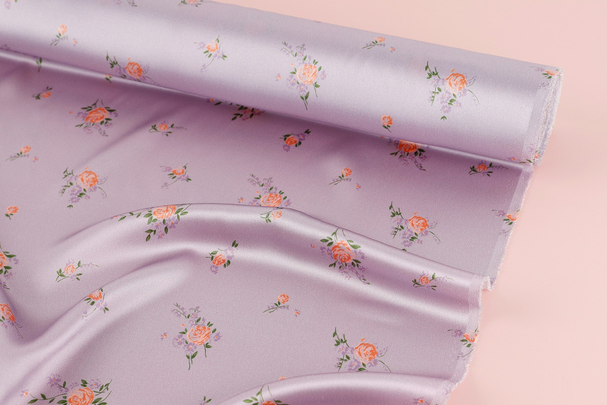 All Ways Bouque Dainty Silk Satin Lilac Smoke