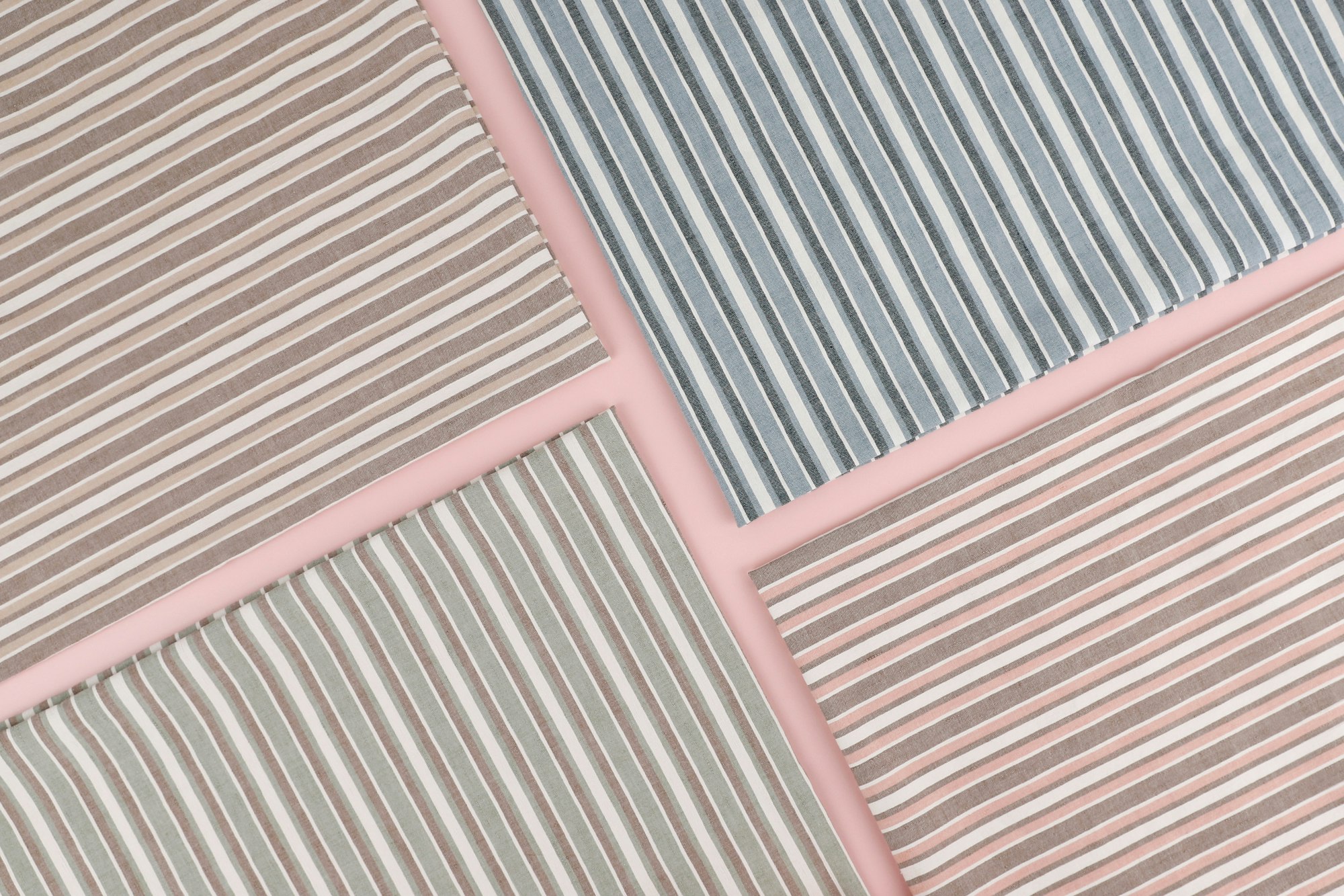 Stretch Linen Stripes Flat Lay Landscape