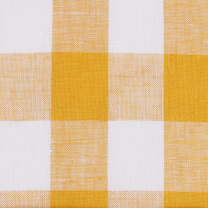 Canary Gingham Large Check Swatch